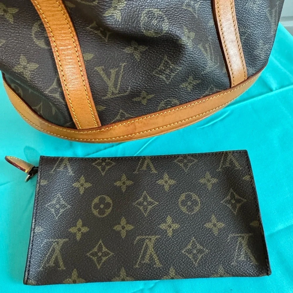 Louis Vuitton Monogram Bucket Tote GM with Pouch